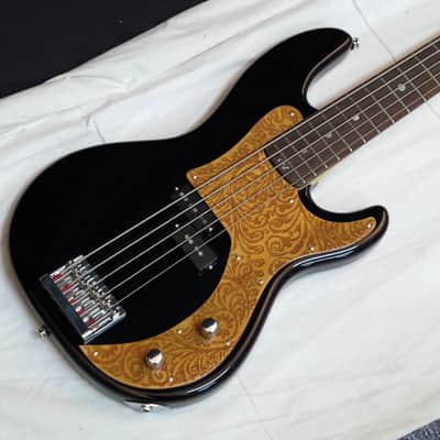 LUNA Paz 5 Paz Lenchantin Signature 5-string BASS guitar Black NEW - Henna image 2