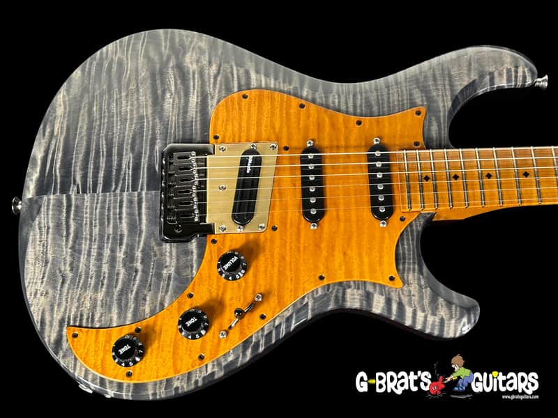 2020 Knaggs Larry Mitchell Signature Severn Tier 2 Flame Top Gloss ~ Faded Onyx image 1