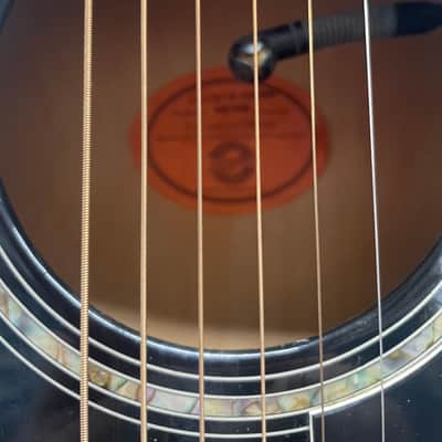 Gibson EC-10 standard acoustic electric 1997 - Black image 2