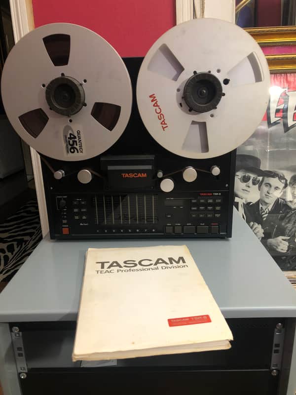 TASCAM TSR-8 1/4" 8-Track Reel to Reel Tape Recorder 1990s - Black image 1