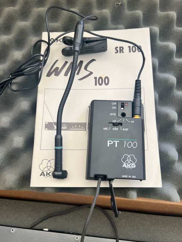 AKG WMS 100 - Wireless Microphone System - Rare - Mint condition image 1