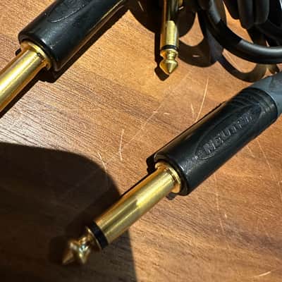 3x Mogami W2528 Dual-Channel Studio Cables w/ Neutrik 1/4" Connectors; Bundle - 10ft image 2