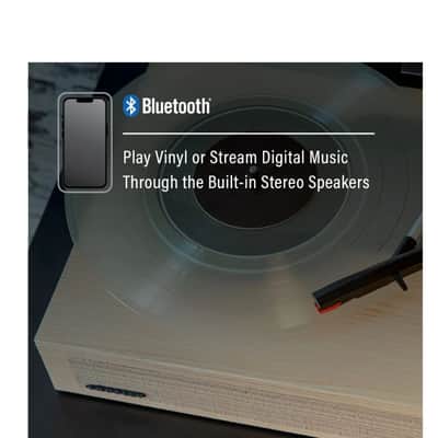 Crosley CR6042A Scout 3-Speed Bluetooth Turntable Record Player - Natural-NEW image 9