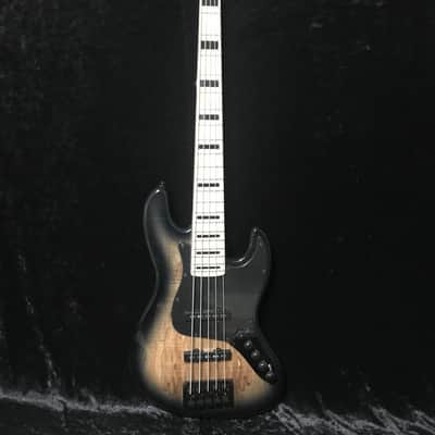 Swing Jazz 5 Strings Black Burst Electric Bass Guitar 2020 image 2