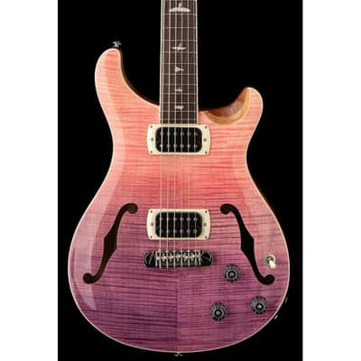 PRS SE Ed Sheeran Hollowbody Baritone Piezo Pink Ombre image 1