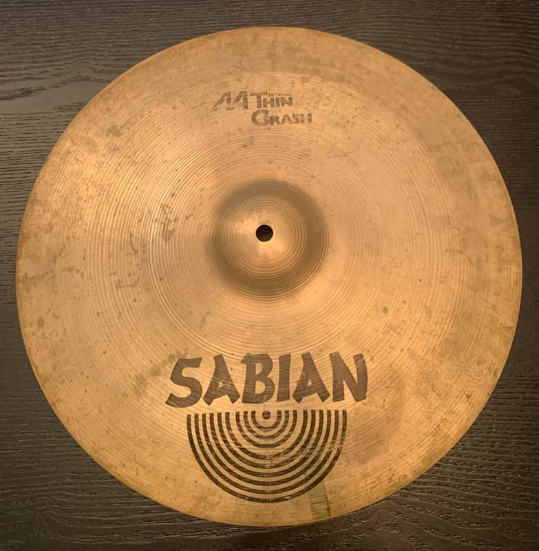 Sabian 16" AA Thin Crash Cymbal 1985 - 2008 - Natural image 1