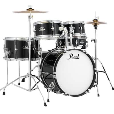 Pearl Roadshow Jr kit  HDW Jet Black 8x5,10x5.5,13x10,12x4,16x10 image 3