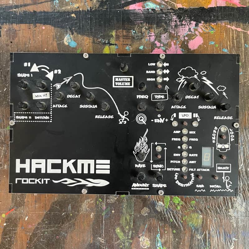 Hackme Rockit Desktop Synth Module DIY image 1