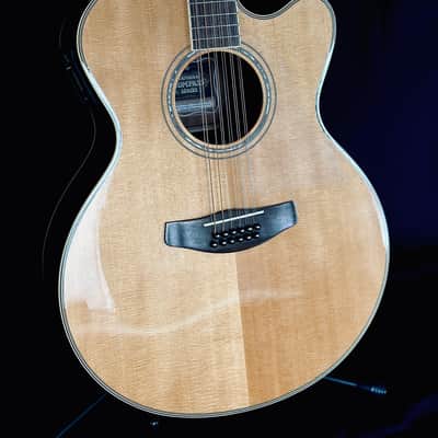 Yamaha CPX700II-12 12-String Acoustic-Electric Guitar 2010s - Natural image 4