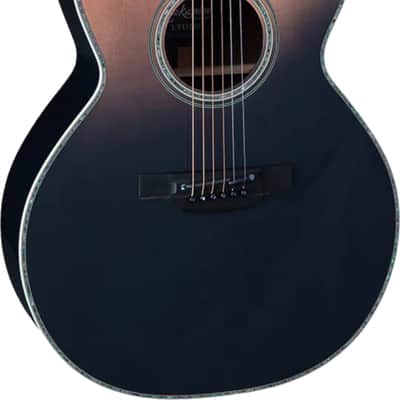 Takamine LTD2024 Solar System Limited Edition Grand Concert Acoustic-Electric Guitar, Solid Spruce Top, Penumbra Blue image 2