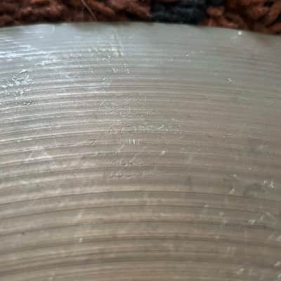 Vintage 1970s Avedis Zildjian USA 21" Ride Cymbal Thin Logo Stamp '70s image 4