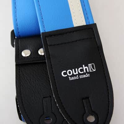Couch Runway Blue Racer X Guitar Strap image 5