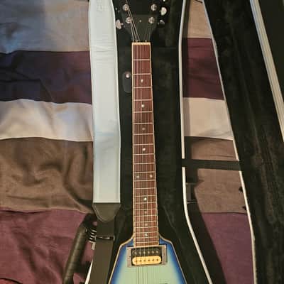 Dean V 79 reissue Blue Burst 2018 - Blue Burst image 2