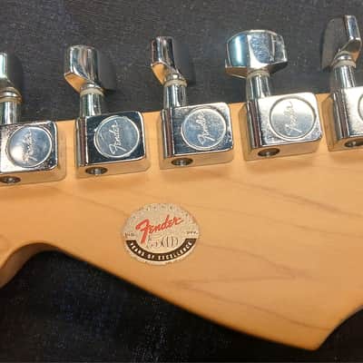 Fender USA 50th anniversary stratocaster 1996 - Metallic red image 8