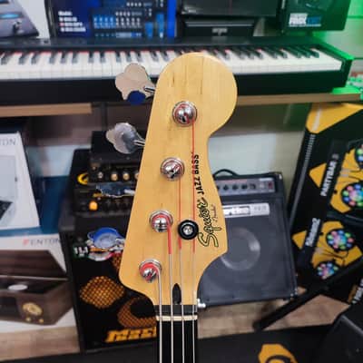 Squier Vintage Modified Jazz Bass Fretless - Sunburst image 3