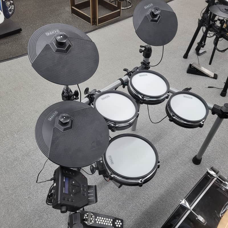 Simmons SD550 Electric Drum Set with Mesh Heads - Black/Gray image 1