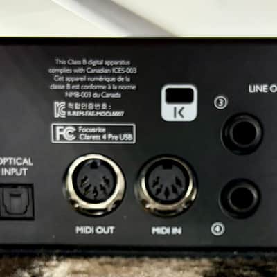 Focusrite Clarett+ 4Pre USB-C Audio Interface 2021 - Present - Red image 4
