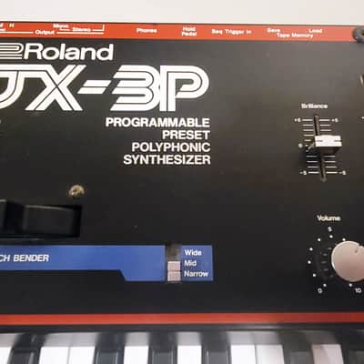 Roland JX-3P 61-Key Programmable Preset Polyphonic Synthesizer with PG-200 Programmer 1983 - 1985 - Black image 3