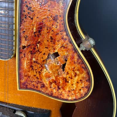 Vintage 1980 Shiro F-Style Mandolin MIJ Sunburst w/ Hard Case image 12