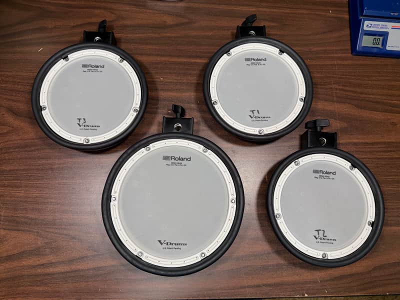 4 Pack - Roland PDX-8 Dual & 3 - PDX-6a Single Trigger Mesh Head Pads - V6L3371 image 1