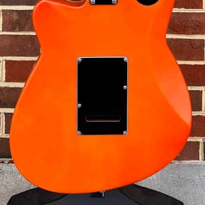 Reverend Reeves Gabrels Signature Model, Satin Orange Flame Maple, Roasted Maple Neck, Ebony FB image 7