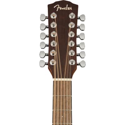 Fender CD-140SCE 12-String Acoustic Electric Guitar -Walnut Fingerboard, Natural image 5
