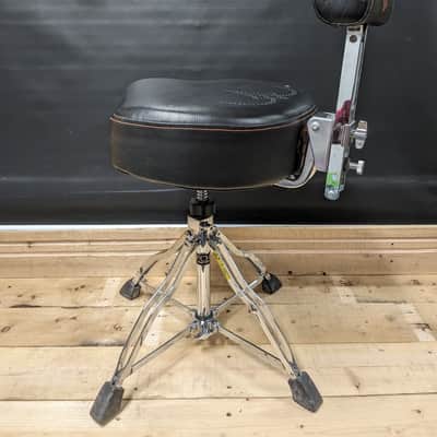 Tama HT741 1st Chair Ergo-Rider Quartet Drum Throne with Backrest 2010s - Black/Chrome image 2