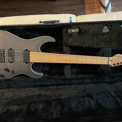 Schecter USA Custom Shop 7 String 2020 Black image 2