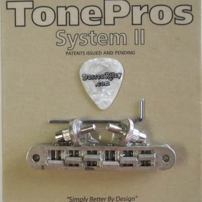 TonePros TP6-AN Standard Nashville Style Tuneomatic Aged Nickel image 1