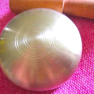Japanese Rin Singing Bowl Cup Chime with Striker - Vintage image 2