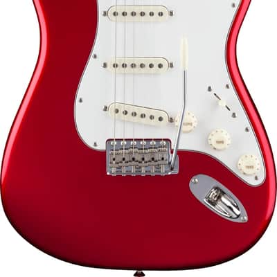 Fender American Vintage II 1965 Stratocaster Round-Lam RW Candy Apple Red w/case image 2