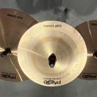 Paiste 5pc 2002 Cup Chime Cymbal Set (#1, 2, 4, 6, 7) with tree holder image 5