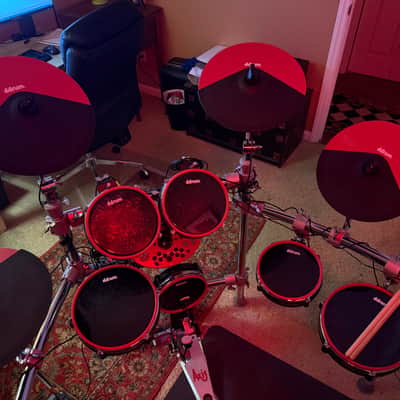 ddrum DD5X Electronic Drum Set 2014 - Red/Black image 1