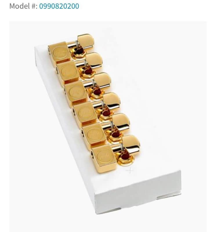 Fender American Standard Series Guitar Tuning Machines Gold (6) image 1
