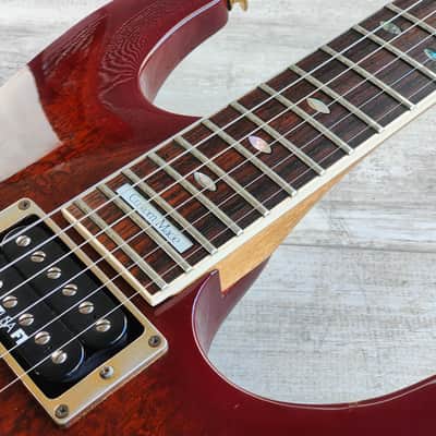 1994 Ibanez Japan S540BM S Series HSH Superstrat (Antique Violin - Burled Maple) image 5