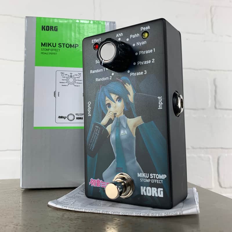 Korg Miku Stomp Guitar Effects Pedal w/ Box | Reverb