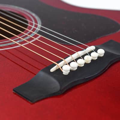 Guild F55E Maple Oxblood Red LTD image 7