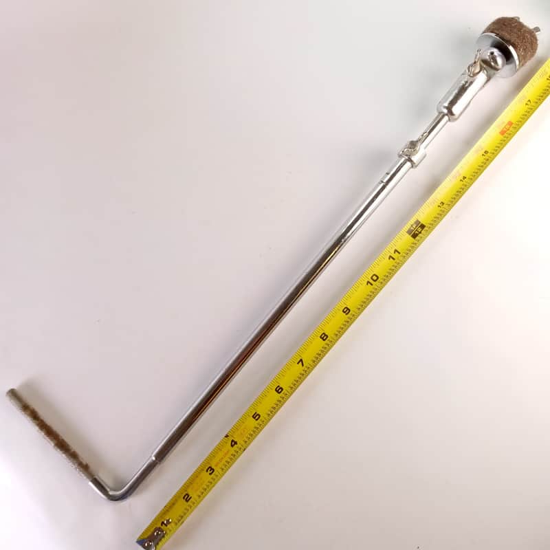 Slingerland 60s Telescoping Cymbal L-Arm Bass Drum Mount Stand Diamond Knurling image 1