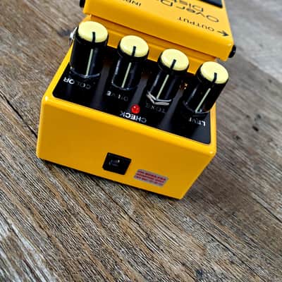 Boss OS-2 OverDrive/Distortion (Silver Label) Yellow image 5