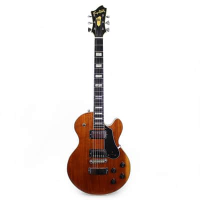 Late 70s Hagstrom Swede Patch 2000 Electric Guitar w/ Monophonic Synth Output Natural Mahogany Gloss image 3