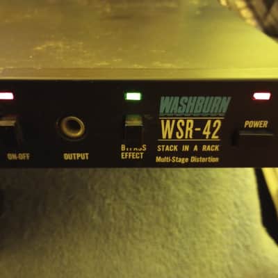 [VGC] Vintage MIJ Washburn WSR-42 Stack in a Rack Multi Stage Analog Distortion 80s image 1