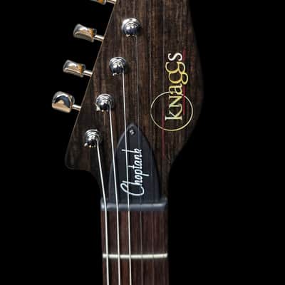 Knaggs Guitars Choptank T-Trem Hollow Body NS- Burgundy Fade Burst T1 Top image 6