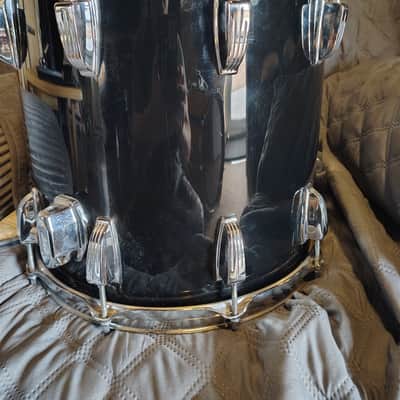 Ludwig (Chicago) Maple 🍁 Modified 14"(Diameter)x13"(Depth) Floor Tom 1984-85 - Black Wrap image 6