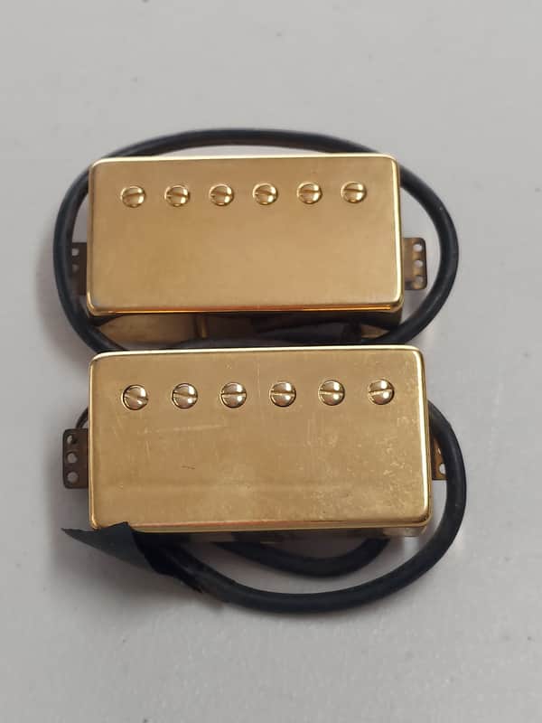 1990's Schaller Humbucker Pickup Set - Neck 7.58k Bridge 8.19k image 1