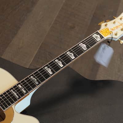 Rare! 2006 Gretsch G6022CWFF White Falcon Rancher MIJ Acoustic Guitar + OHSC image 7