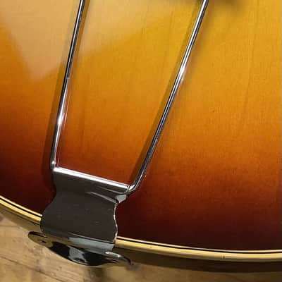 Gibson ES 12 String tailpiece 1965 - 1977 chrome image 1
