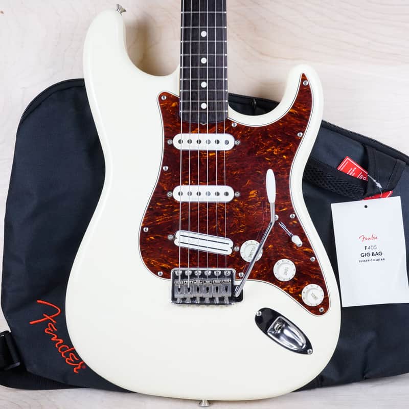 Fender ST-362V Stratocaster Reissue MIJ 1987 Olympic White Seymour Duncan Pickups HSS Vintage Japan w/ Bag image 1