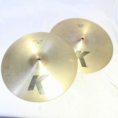 ZILDJIAN K ZILDJIAN 15" LIGHT HI-HAT pair 1178/1432g Zildjian Hi-Hat Cymbals (07/13) image 1