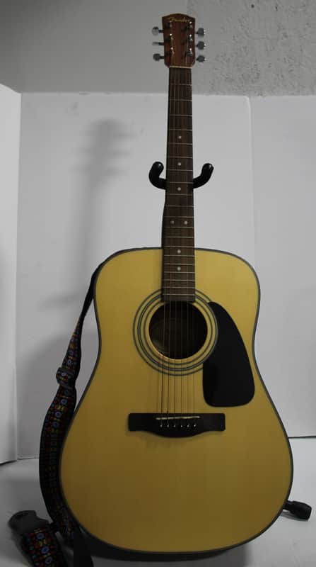 Fender CD-100 NAT Dreadnought Acoustic Guitar | Reverb