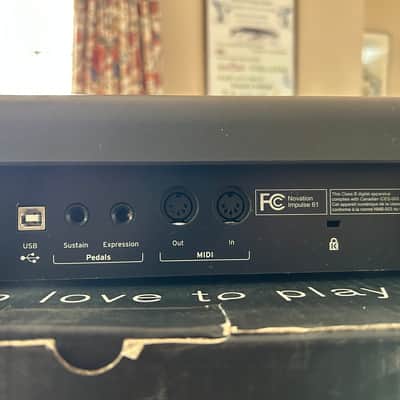 Novation Impulse 61 MIDI Keyboard Controller 2011 - Present - Gray image 7